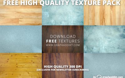 Free high quality texture pack (wood, concrete, corian)